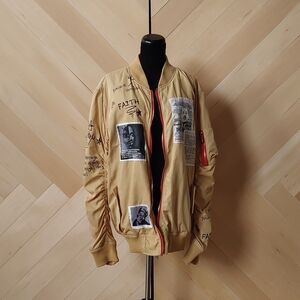 Peace Unltd. NY men's graphic bomber jacket